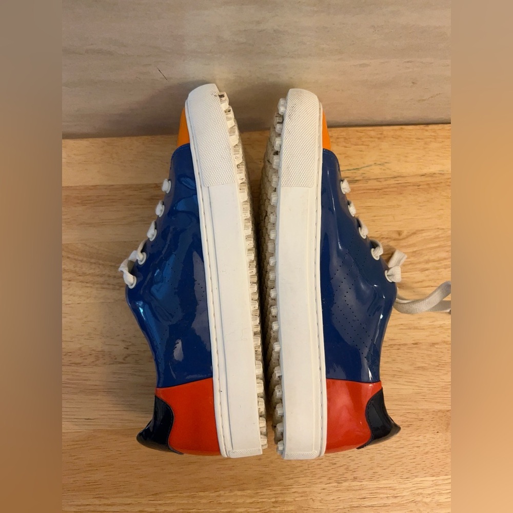 Tory Sport Color-block patent-leather sneakers - Picture 9 of 13